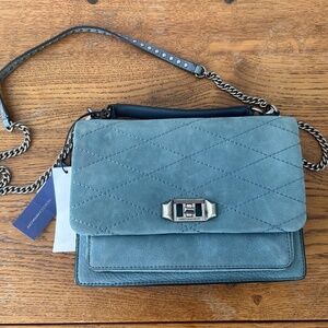 Rebecca Minkoff Crossbody Purse Dusty Blue